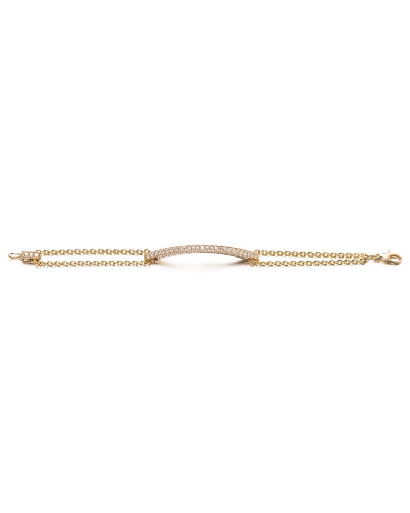gold diamond bracelet