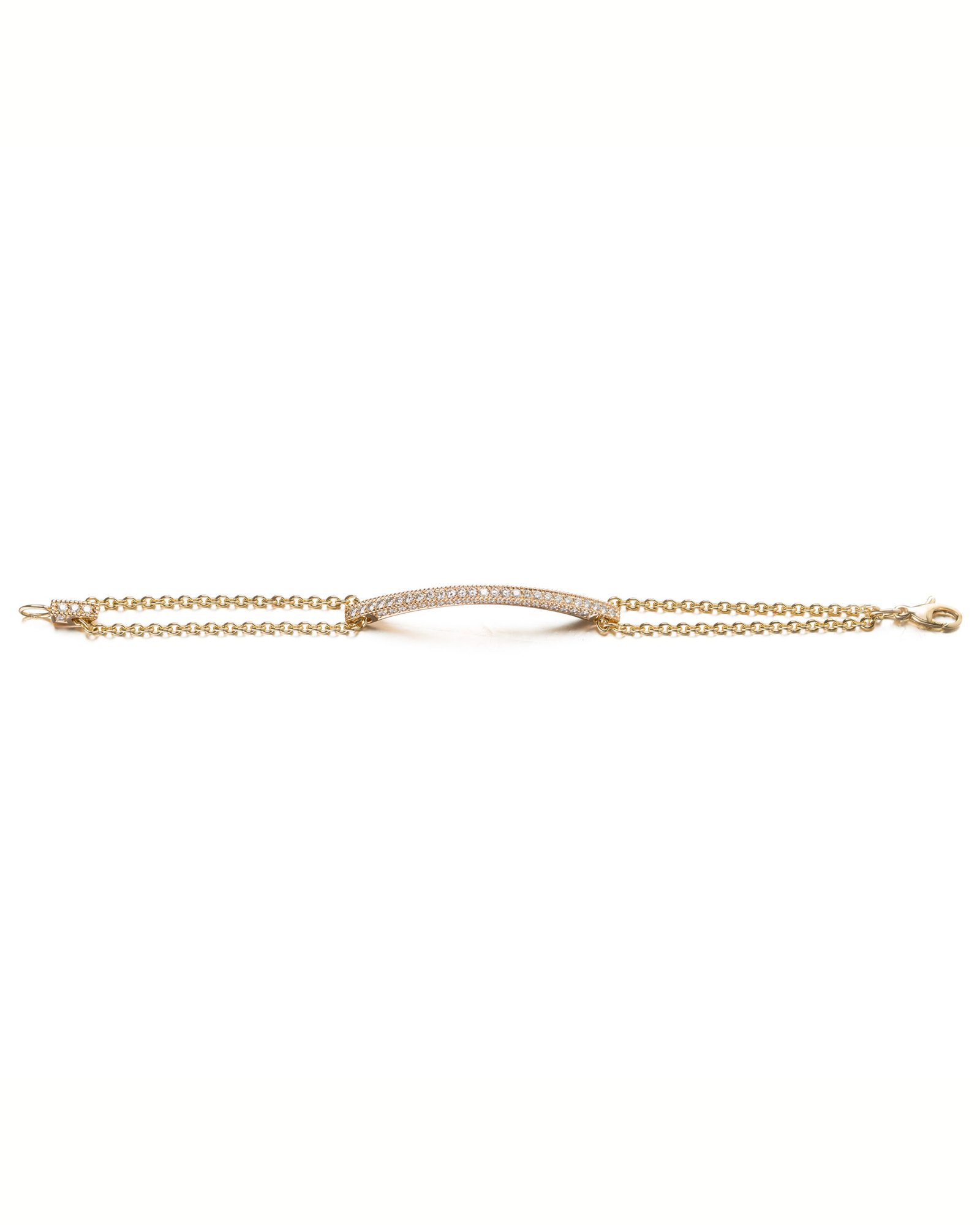 gold diamond bracelet