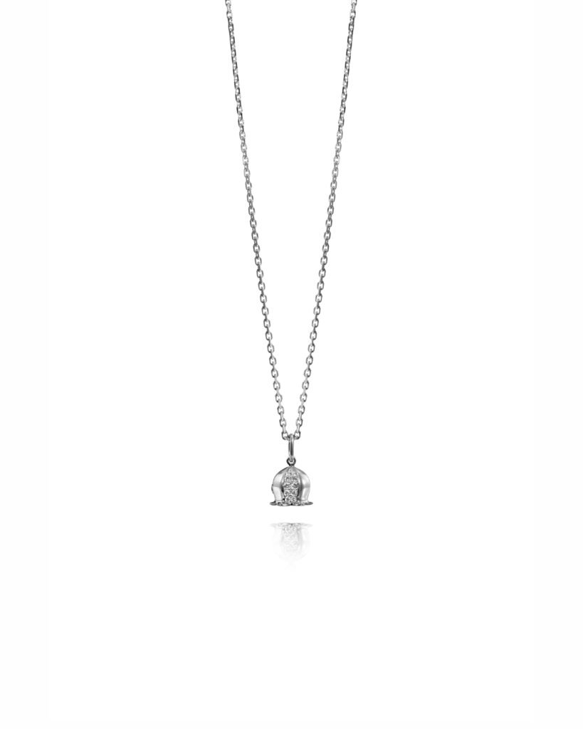 white gold diamond necklace