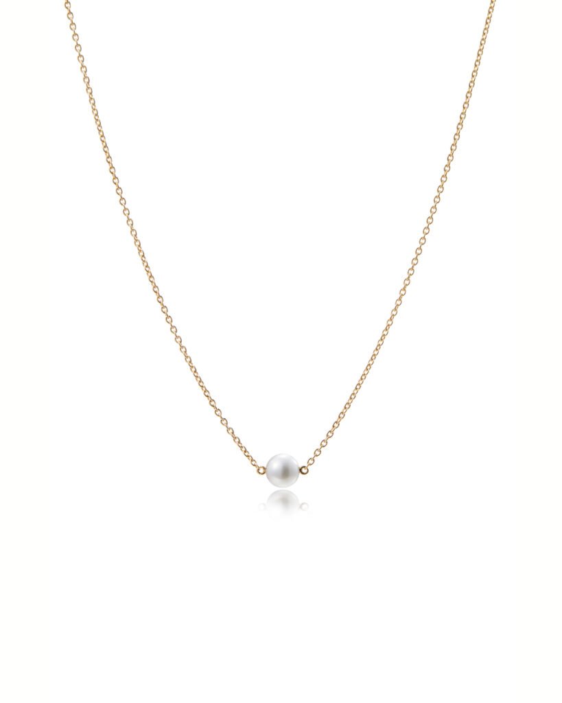gold pearl necklace