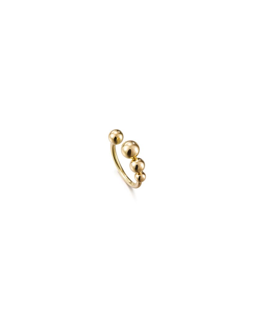 gold sphere ring
