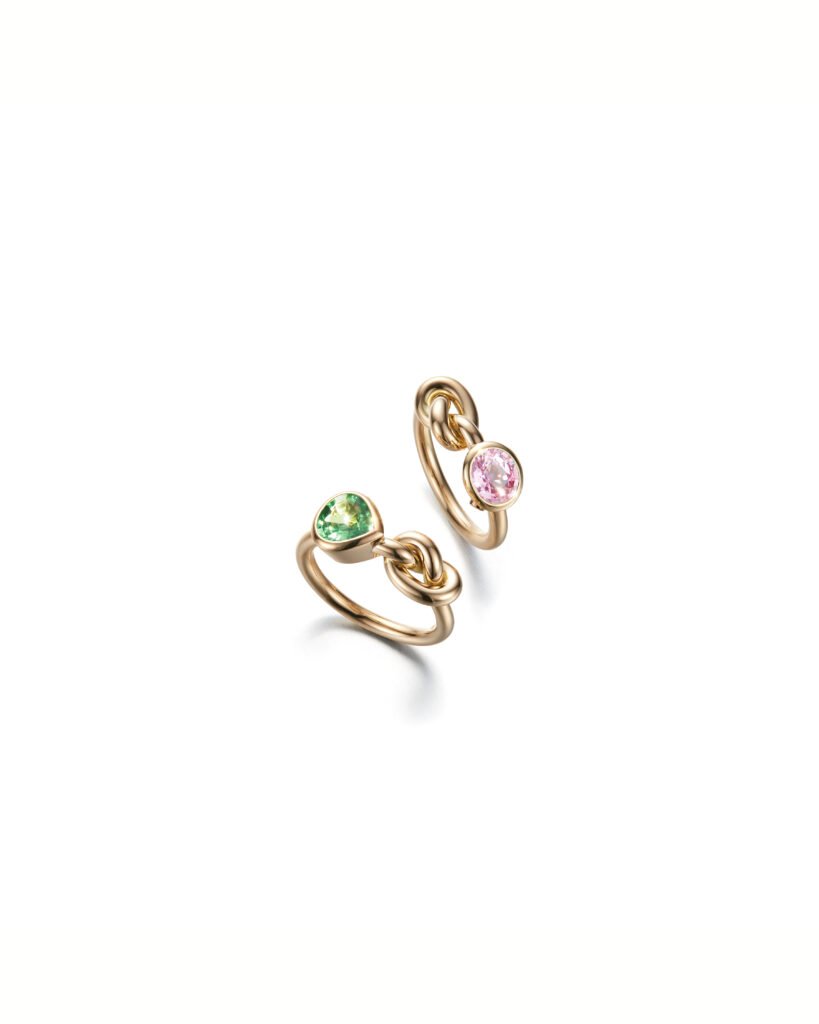 gold knot rings for women