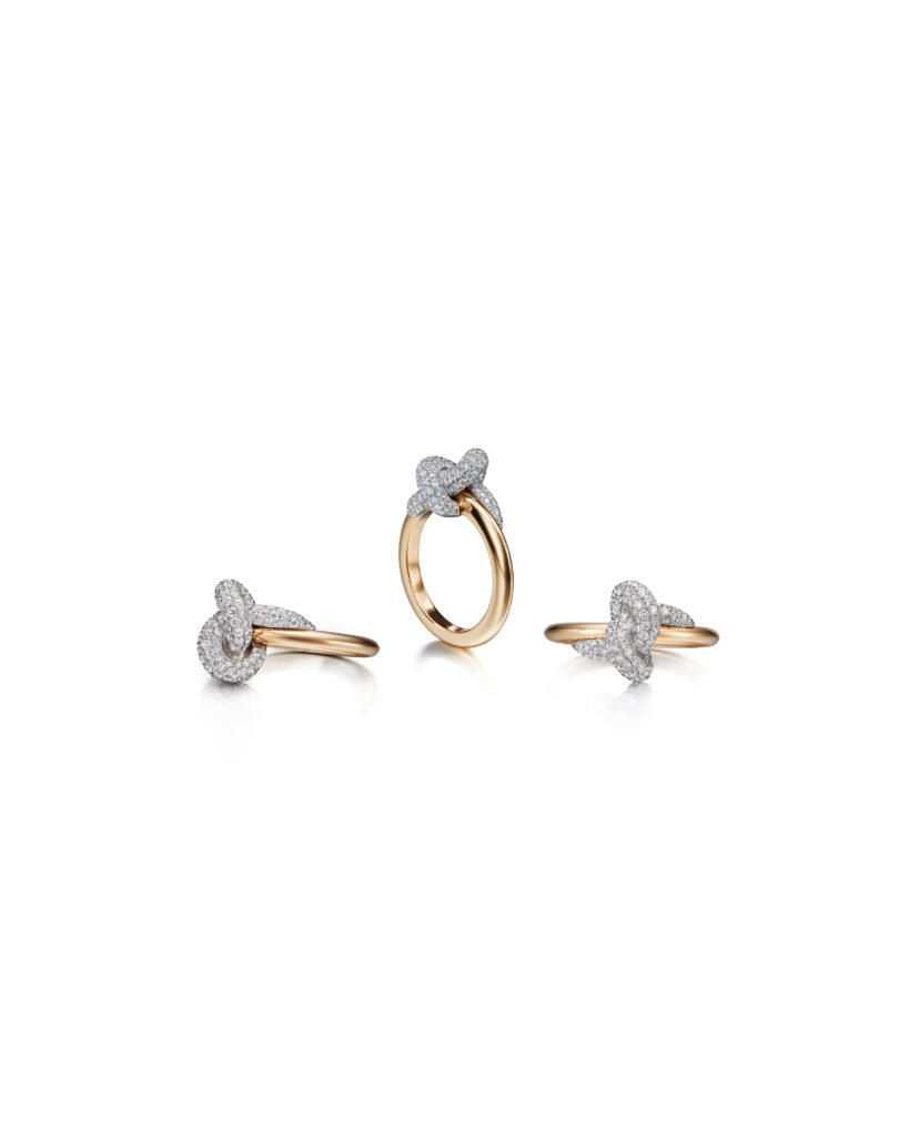 diamond knot ring