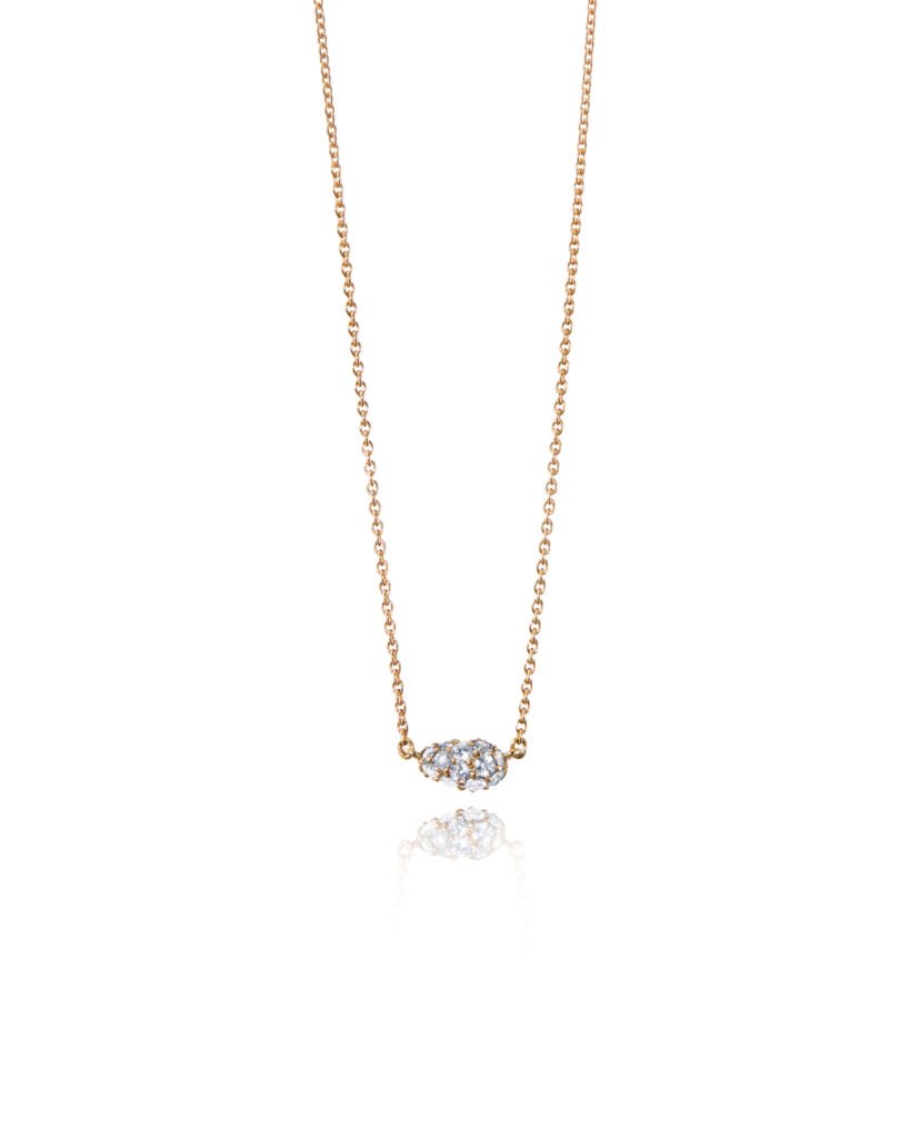 gold diamond necklace