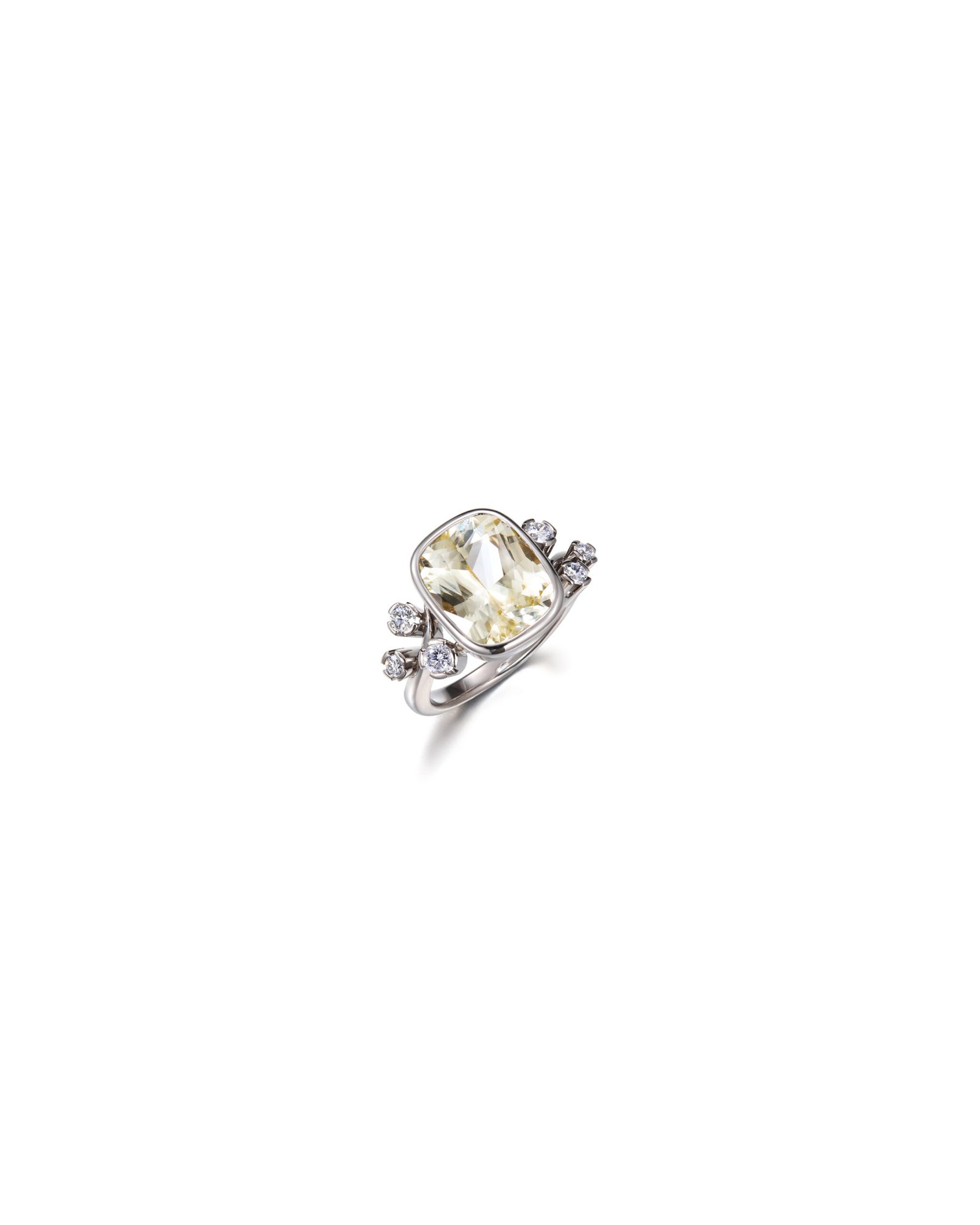 white gold sapphire and diamond ring for women