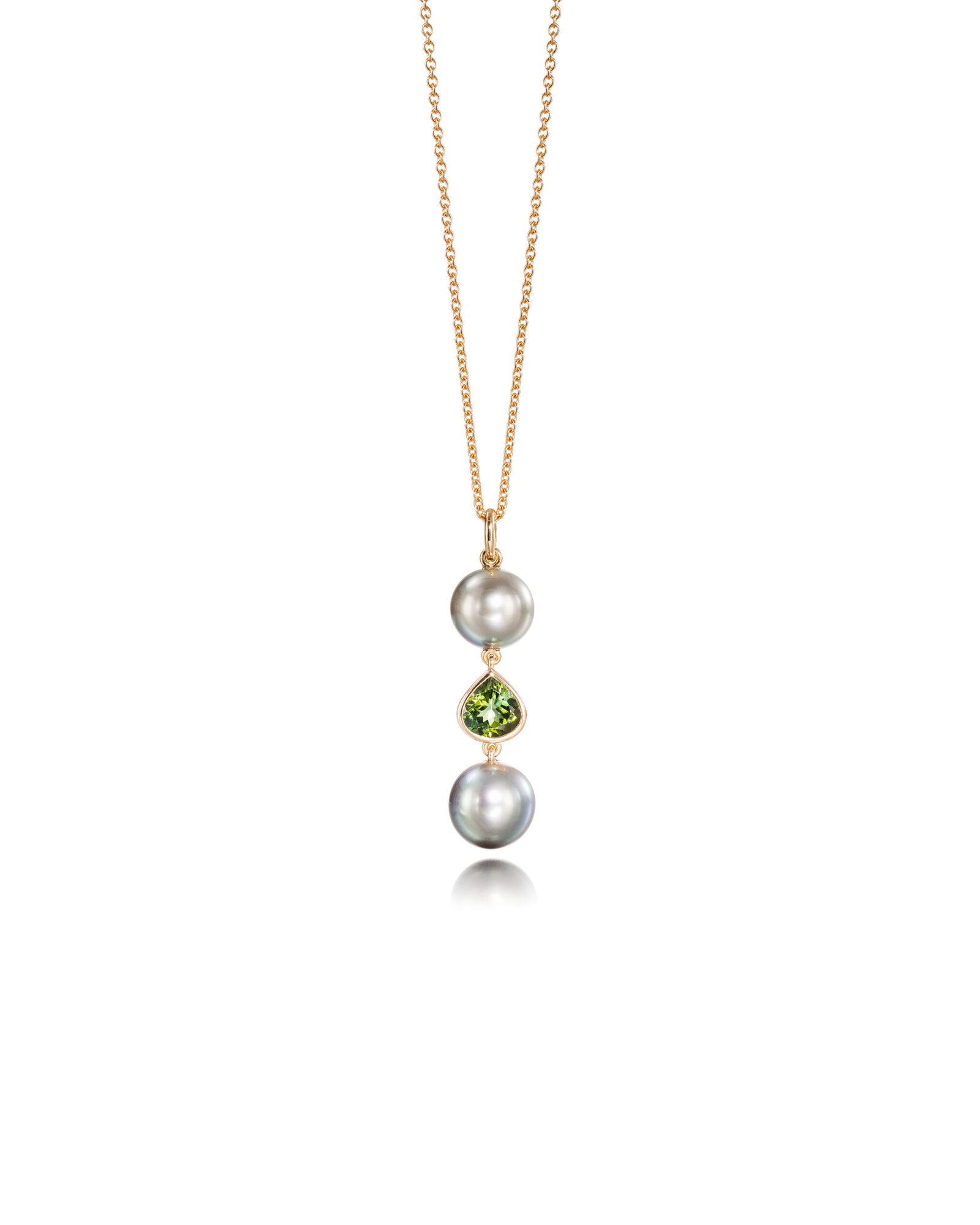 gold pearl pendant