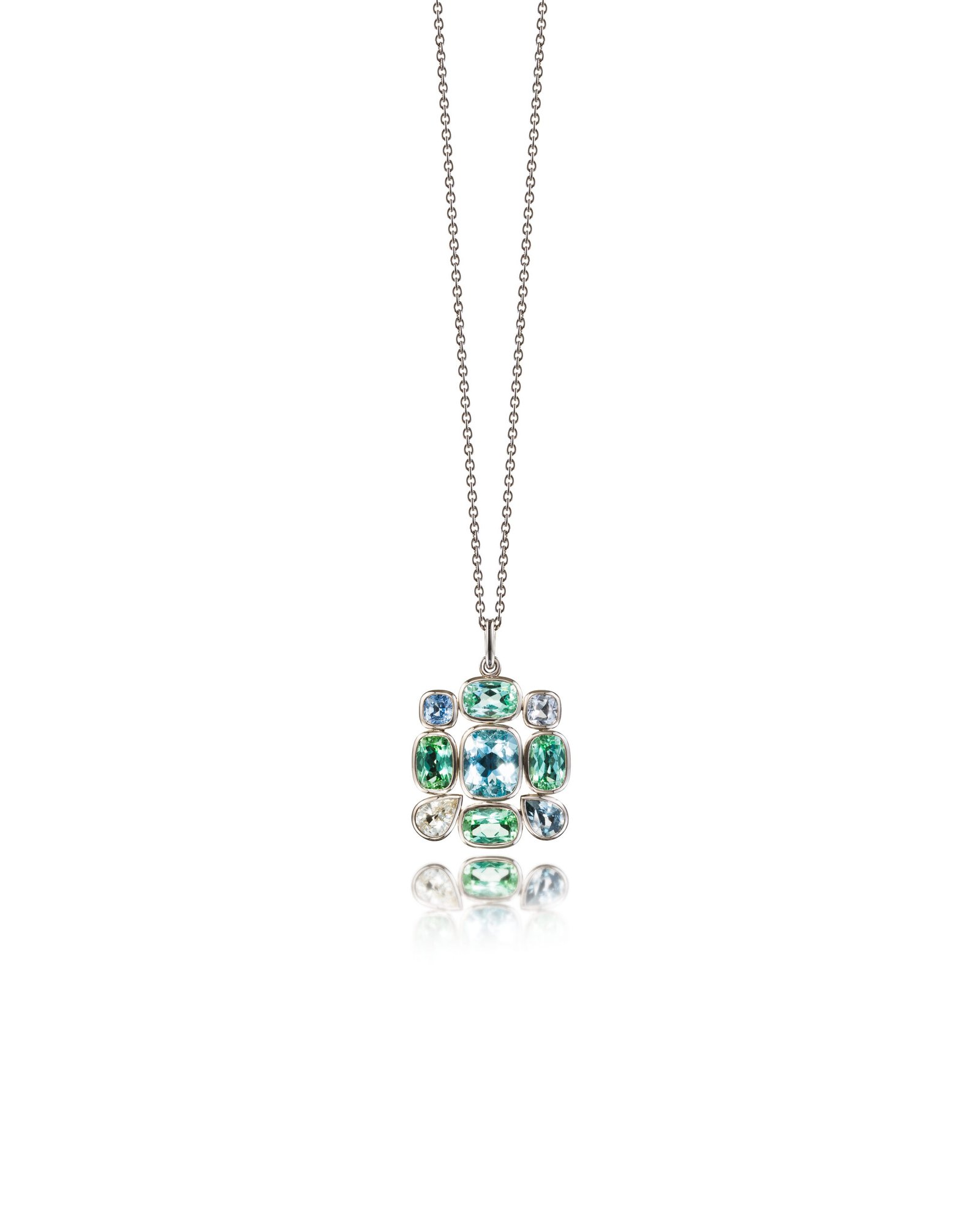sapphire pendant