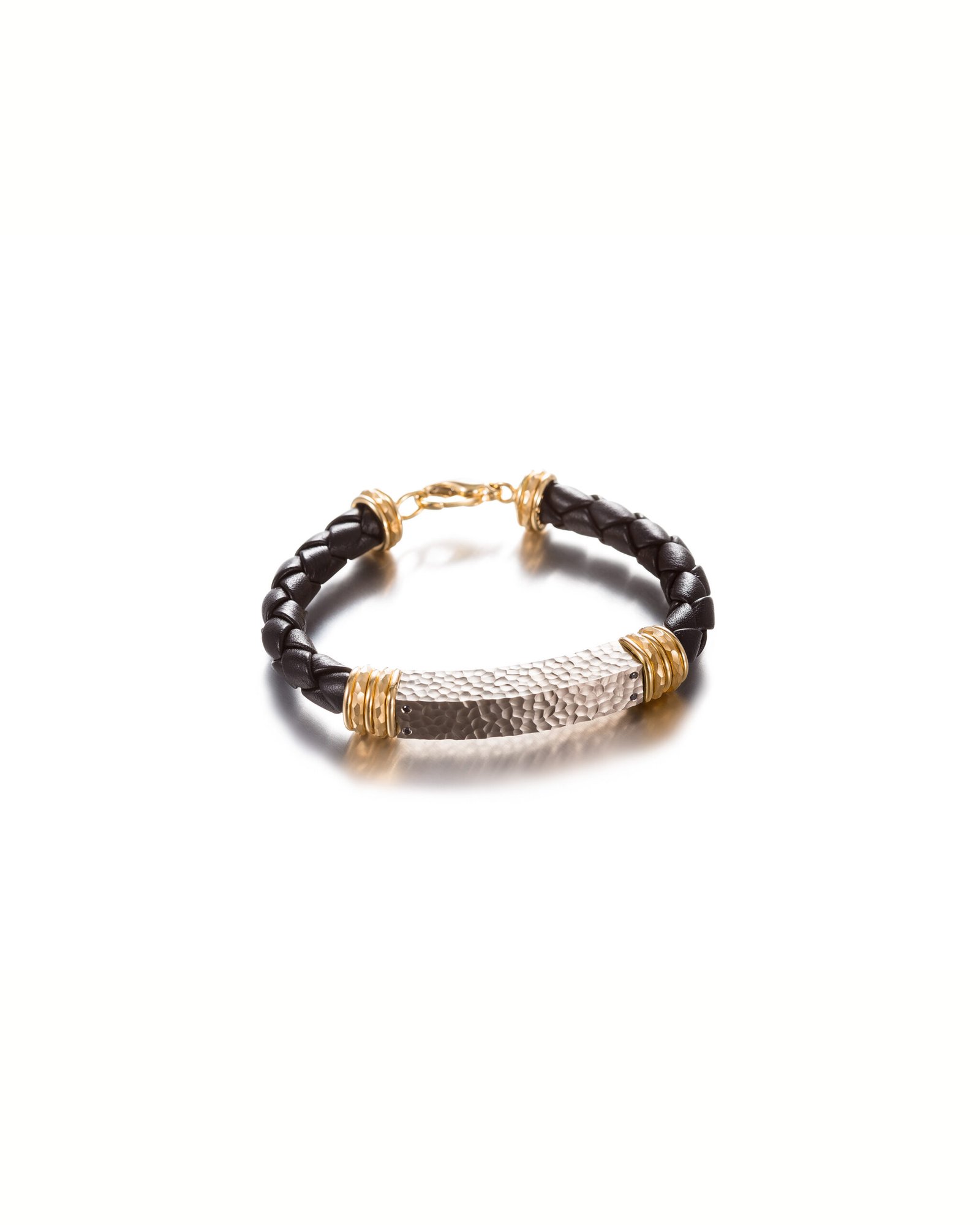 braided leather bracelet for men