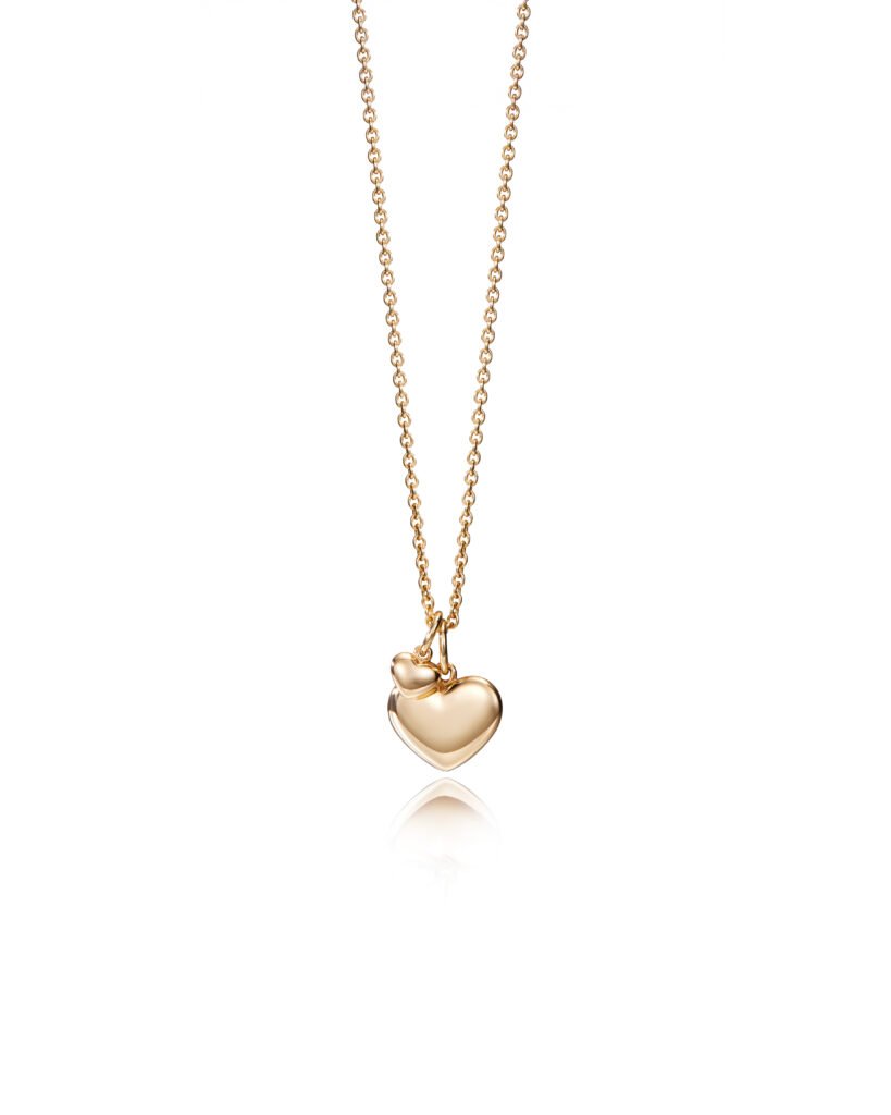 children's gold heart necklace