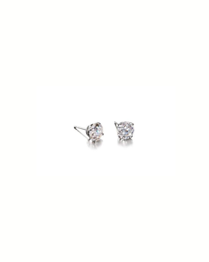 diamond stud earrings