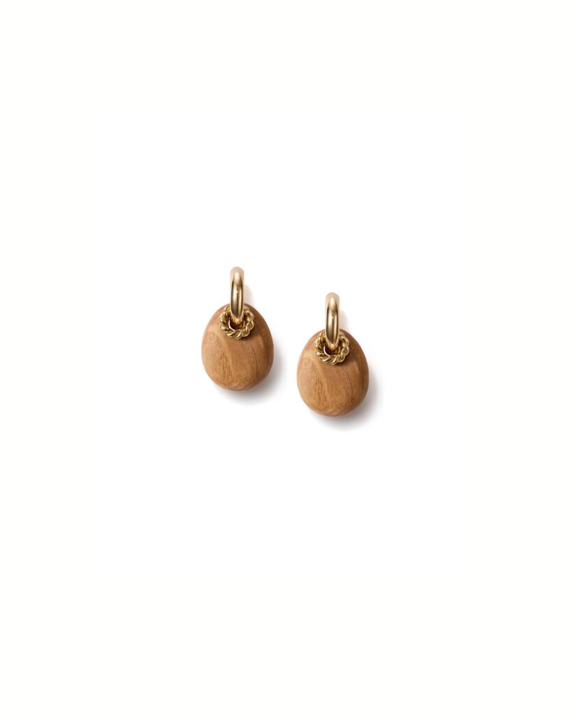 dingle gold hoop earrings with dangling lavastones