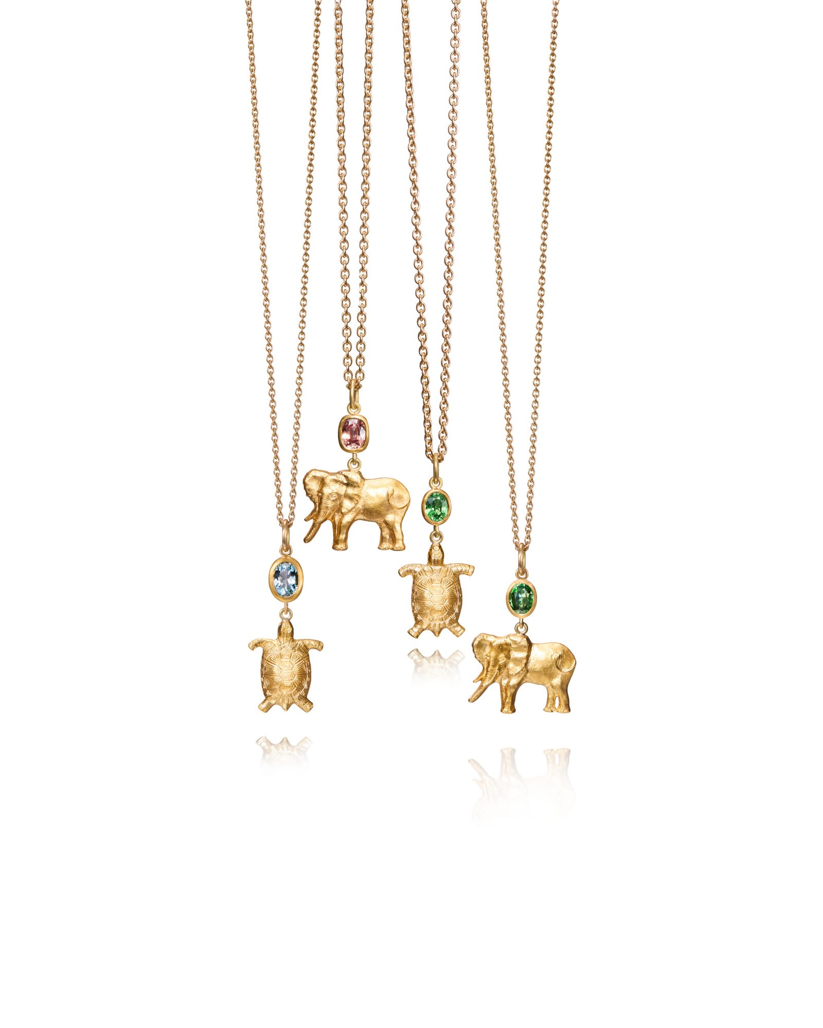 gold animal pendant