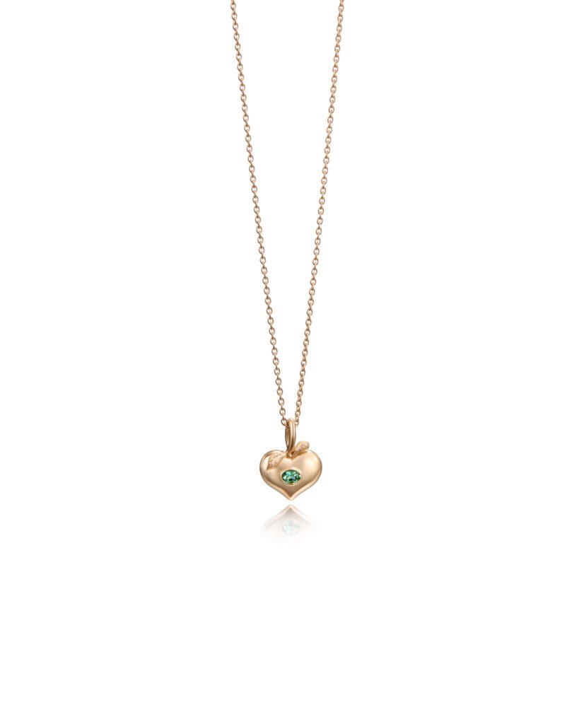 gold heart pendant