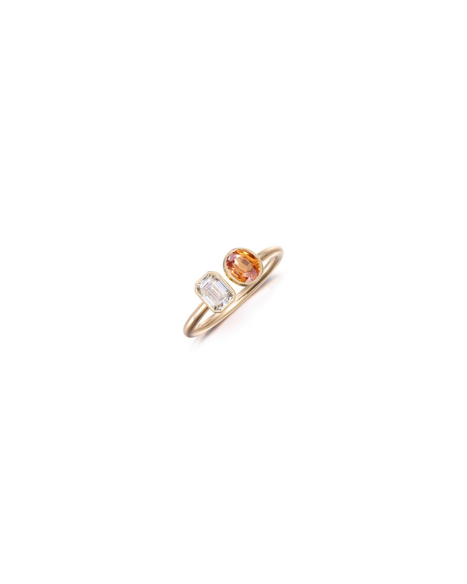 gold toi et moi ring